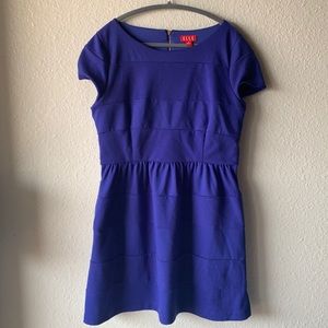 Elle Royal Blue fit n flare dress
